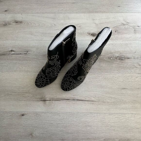 Chicos Adele Embellished Boots Black 8.5 NWT IN BOX - Picture 8 of 12